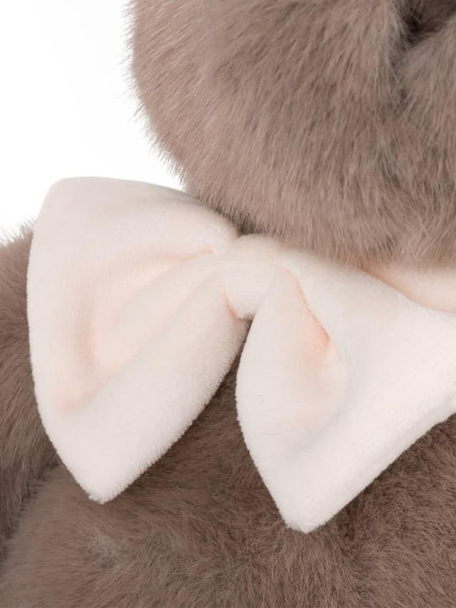 Мягкая игрушка Пушистый Мишка Брауни с бантом