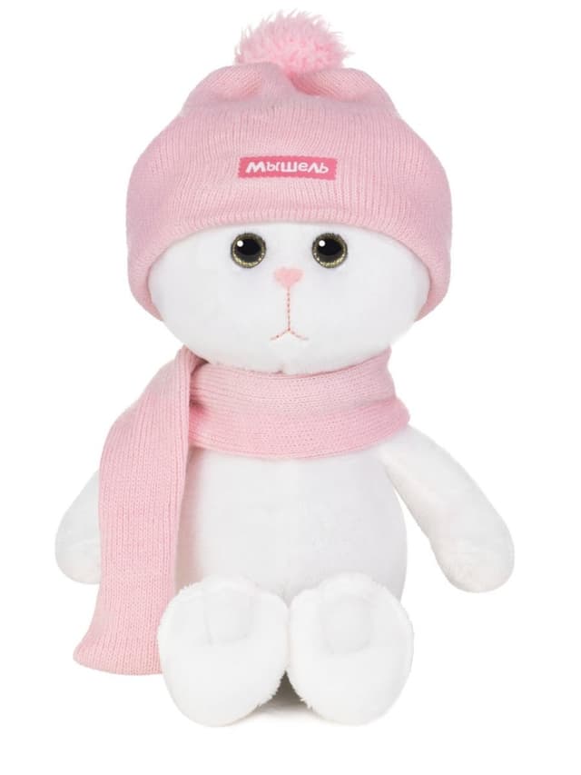 Мягкая игрушка Мышель в Розовой Шапочке и Шарфике