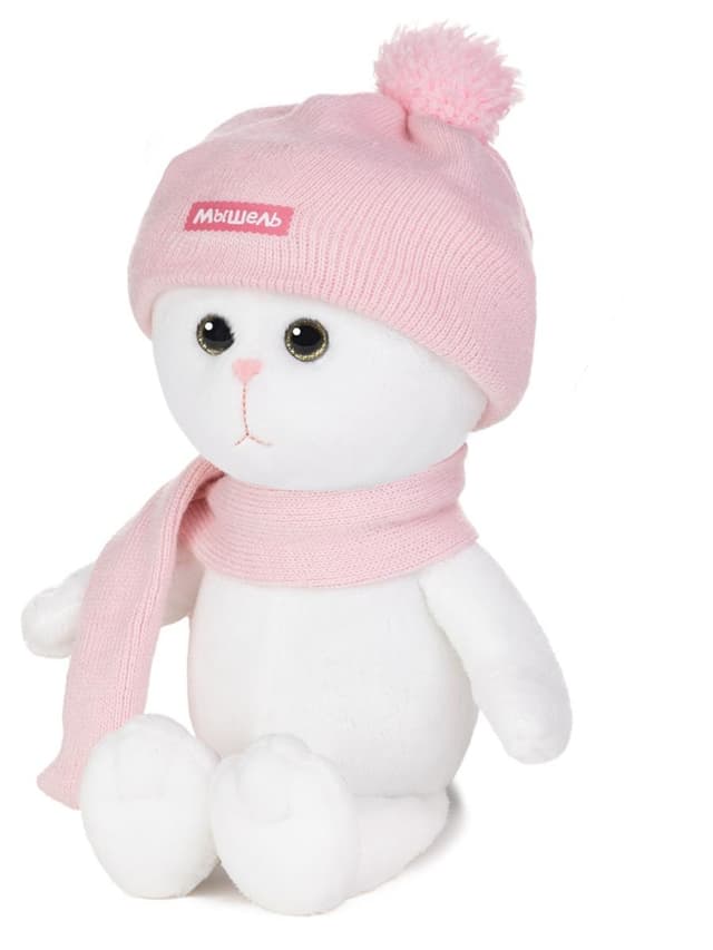 Мягкая игрушка Мышель в Розовой Шапочке и Шарфике