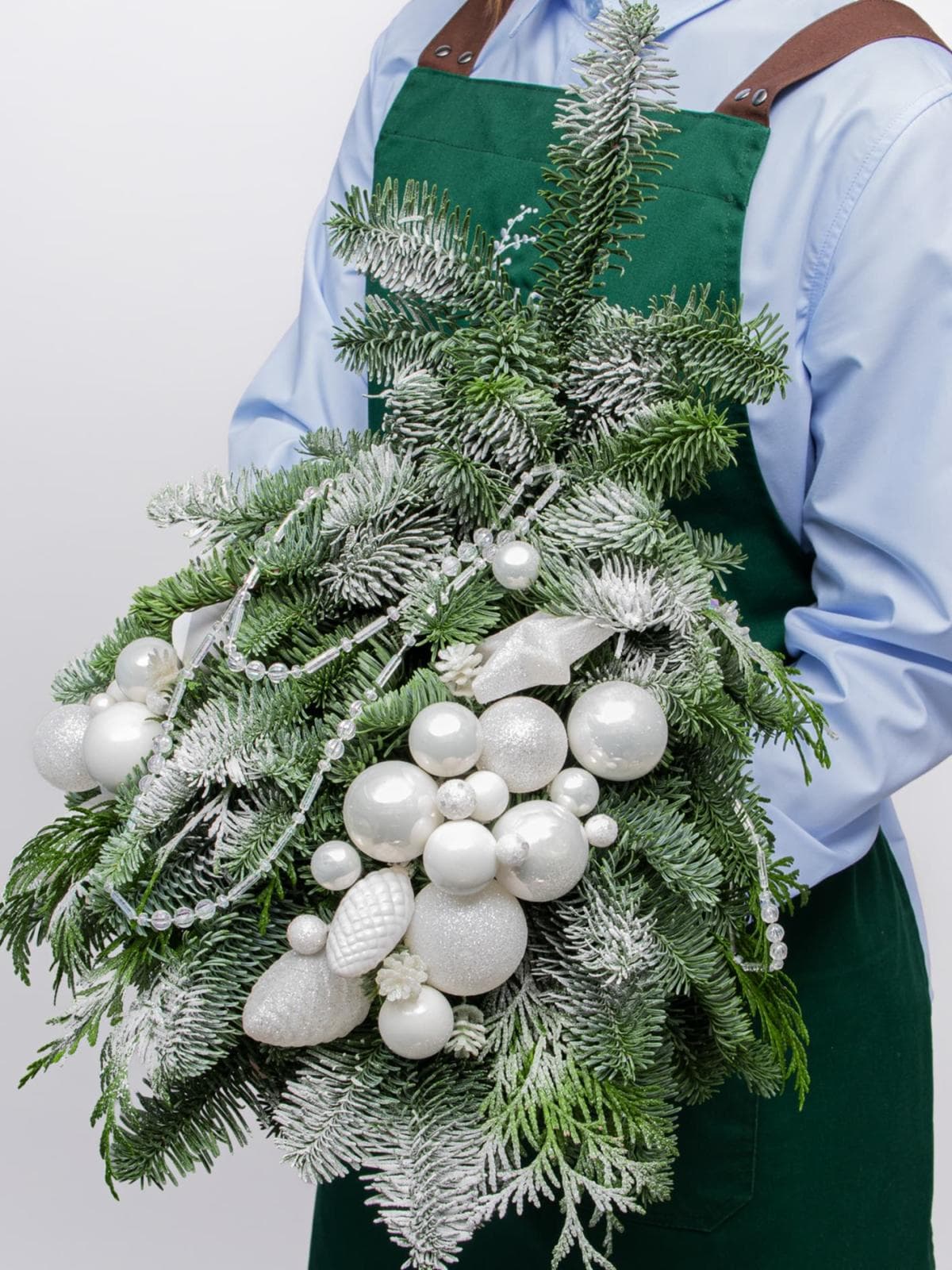 Новогодняя Ель «Белый Иней»