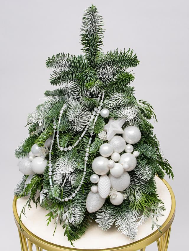 Новогодняя Ель «Белый Иней»