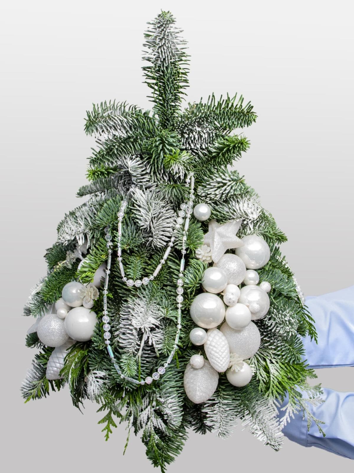 Новогодняя Ель «Белый Иней»