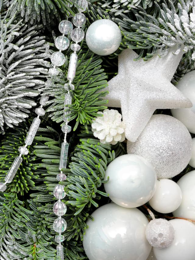 Новогодняя Ель «Белый Иней»