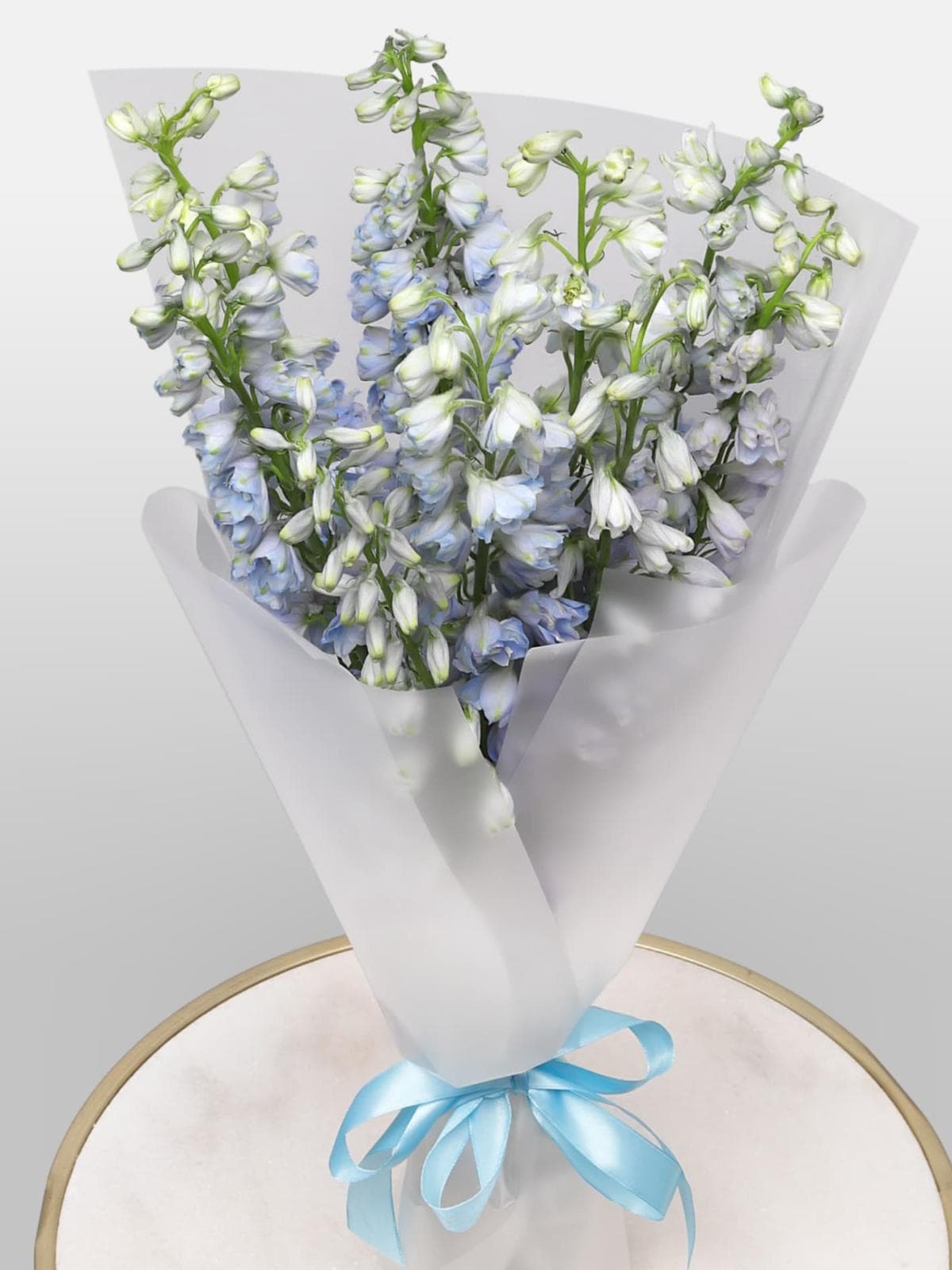 Букет из Дельфиниума 9 шт «Лазурная Нежность»