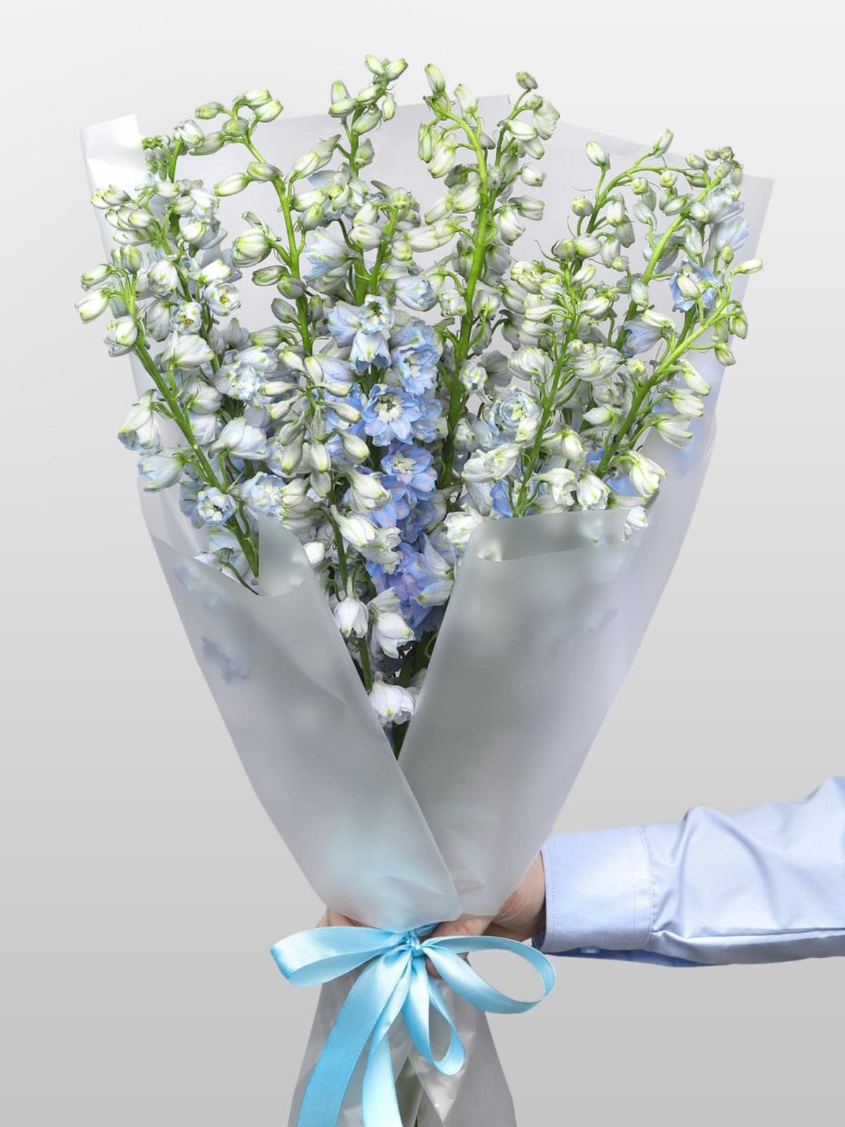 Букет из Дельфиниума 15 шт «Летний Дождь»