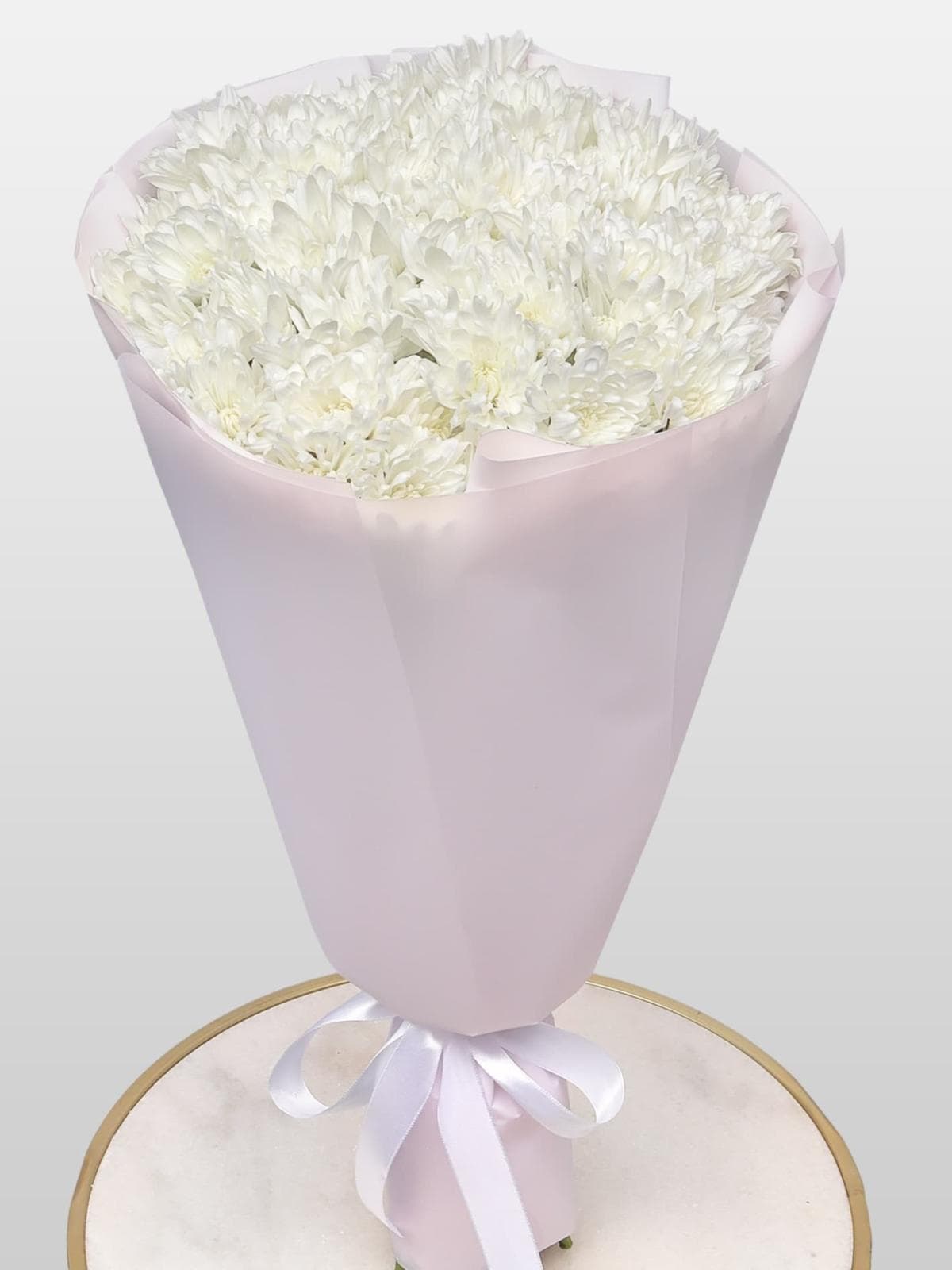 Букет из Белых Хризантем 15 шт «Нежность Ангела»