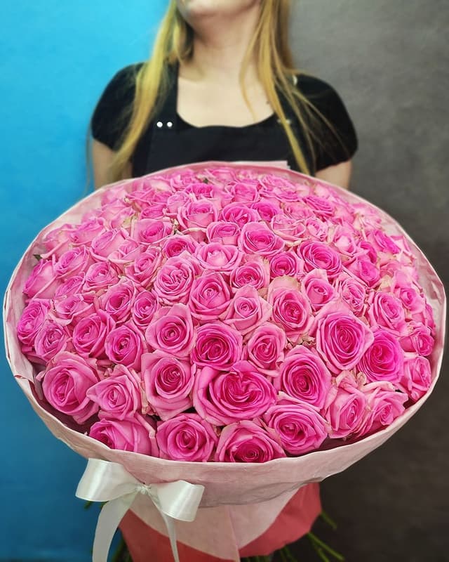 Букет из розовых Роз «Облако Счастья»