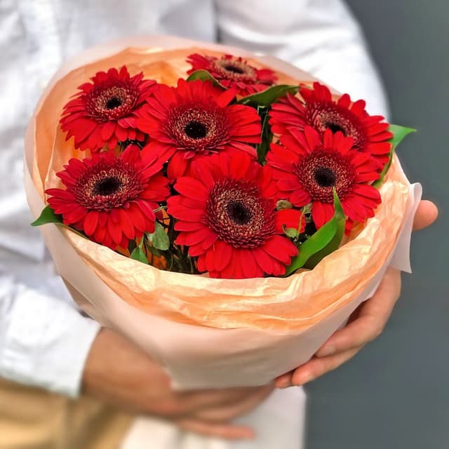 Букет из красных Гермини «Страсть»