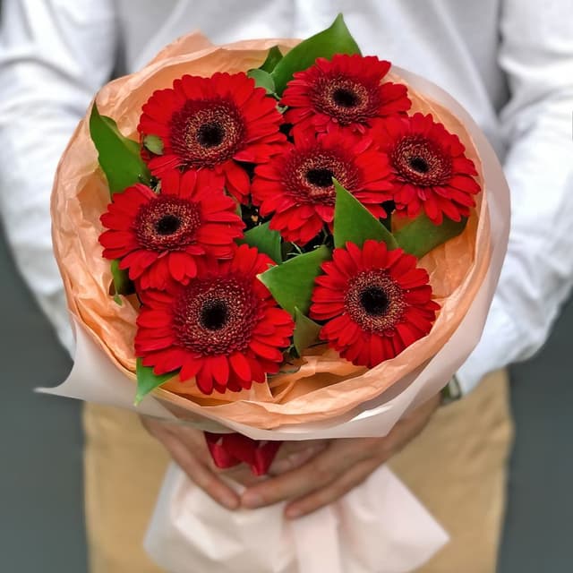 Букет из красных Гермини «Страсть»