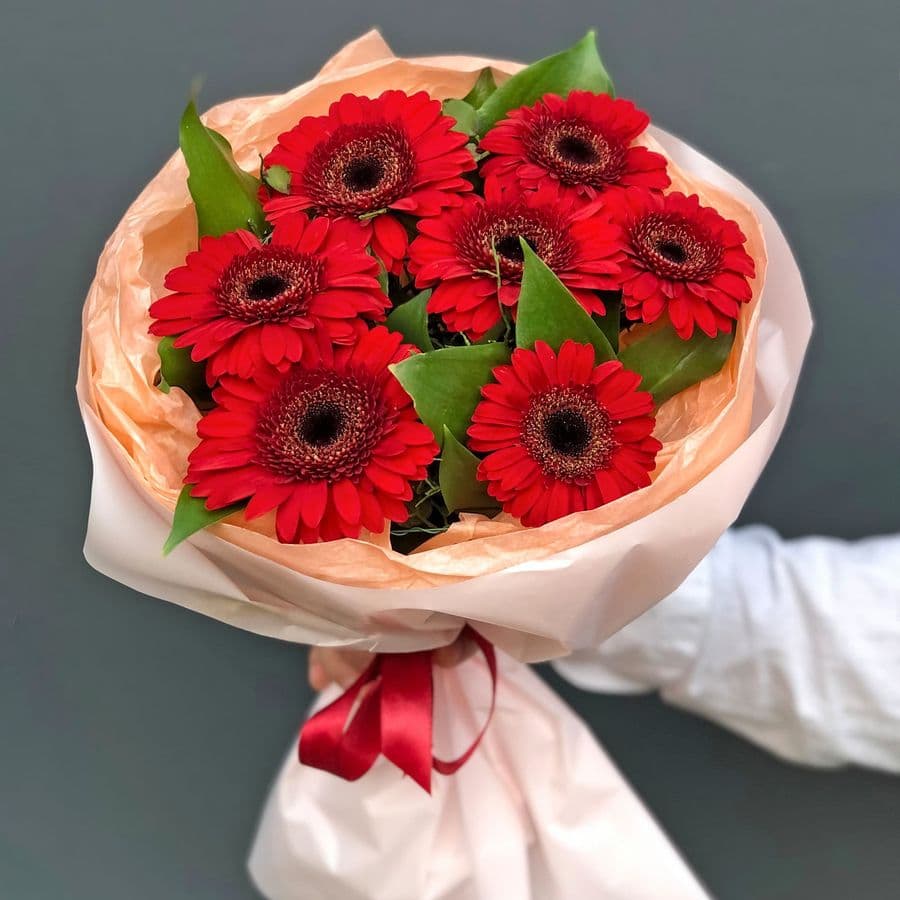 Букет из красных Гермини «Страсть»