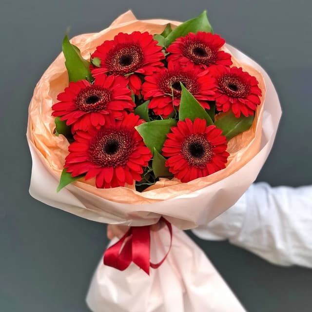 Букет из красных Гермини «Страсть»