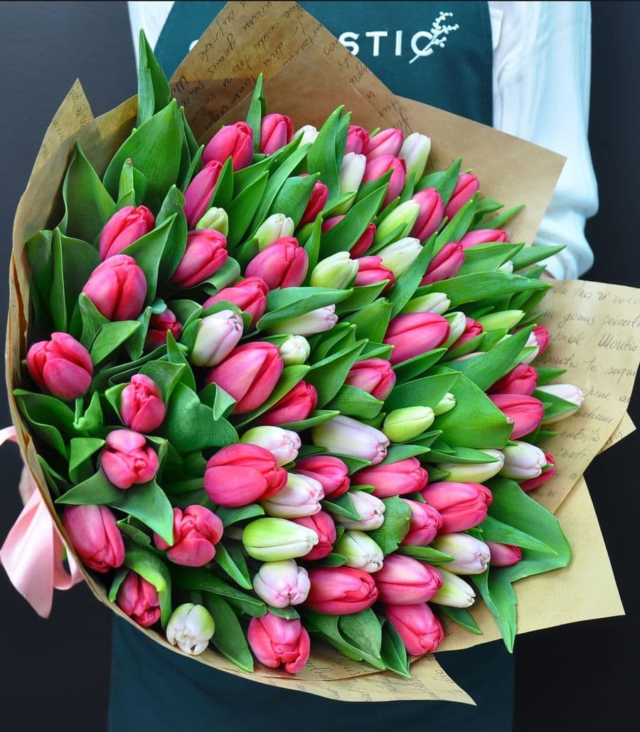 Букет Тюльпанов «Первые Лучи»