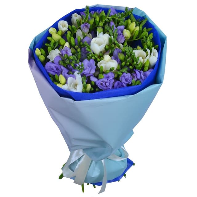 Букет из Фрезии «Лавандовые сны»