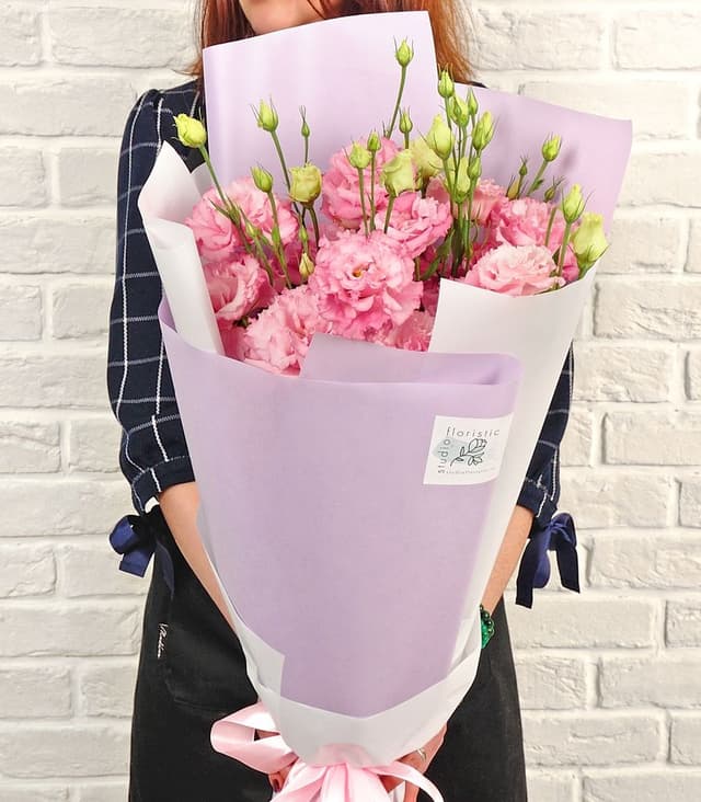 Букет из Эустомы «Розетта»