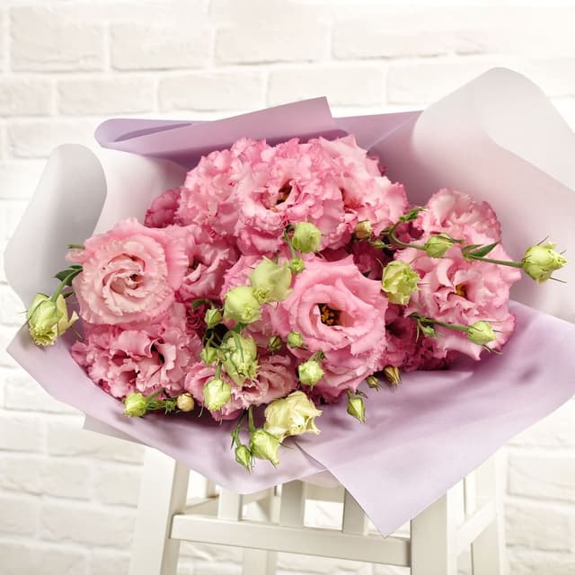 Букет из Эустомы «Розетта»