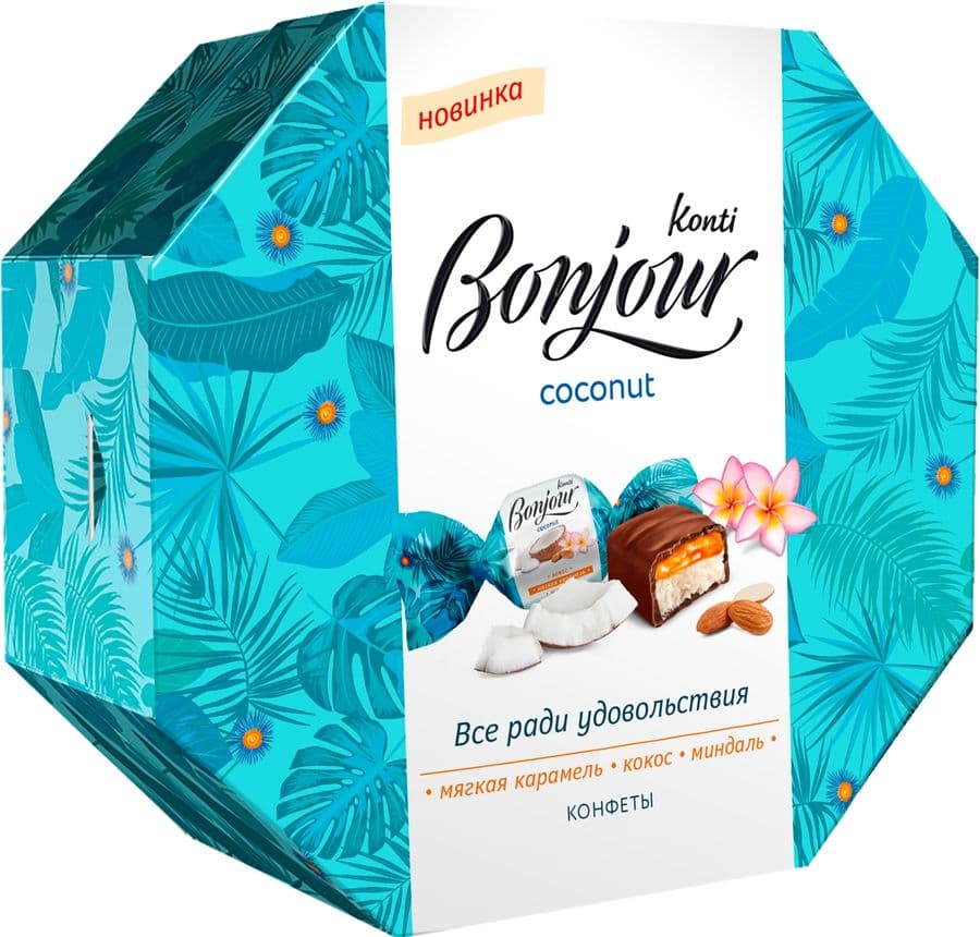 Конфеты Bonjour Coconut 150 г