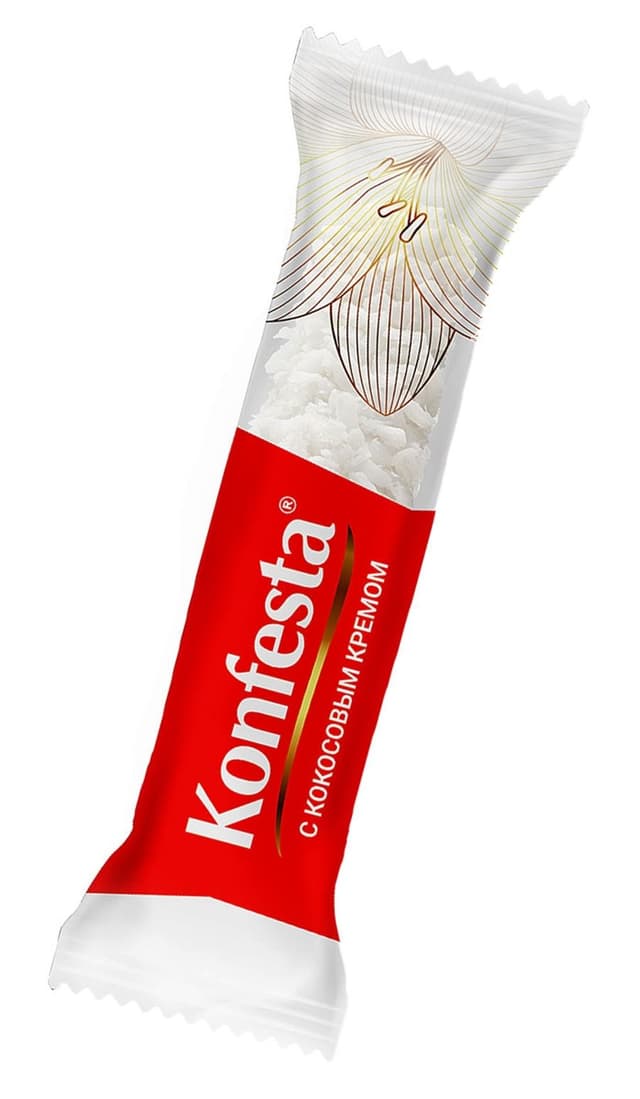 Конфеты Konfesta с кокосовой начинкой 150 гр