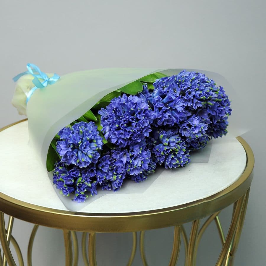 Букет из гиацинтов «Синие Очи»