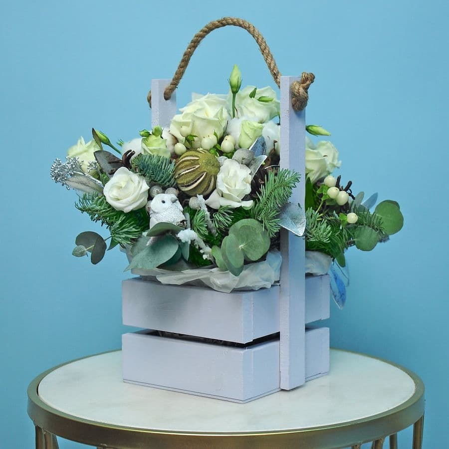 Новогодняя композиция "Совушка"