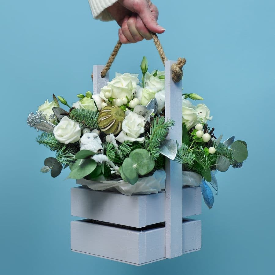 Новогодняя композиция "Совушка"