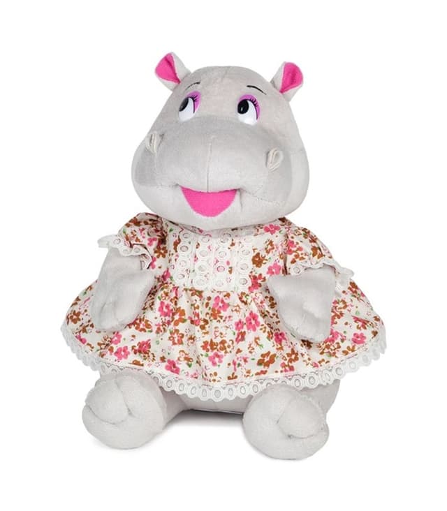 Мягкая Игрушка Maxitoys, Бегемотик Шура в Платьице