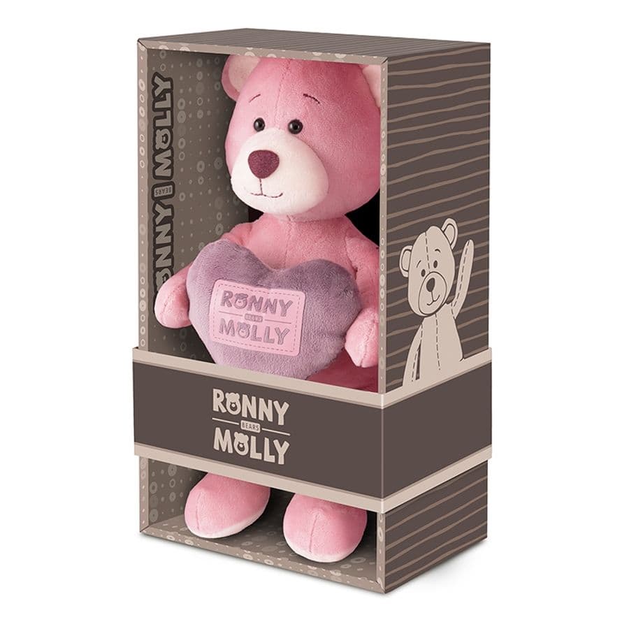 Мягкая Игрушка Мишка Молли с Сердечком