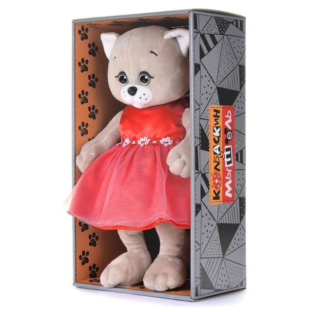 Мягкая Игрушка Мышель в Красном Платье