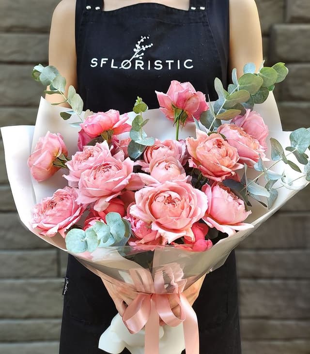 Букет из Роз Кустовых «Джульетта»