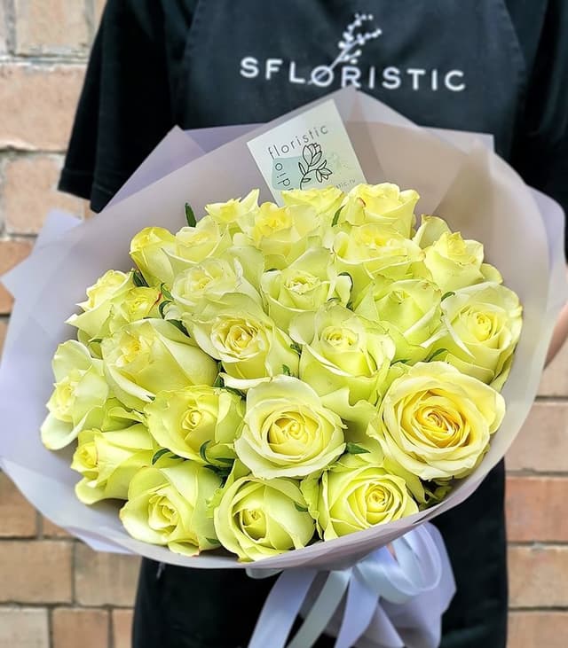 Букет Роз Кения 25 шт «Чайная роза»