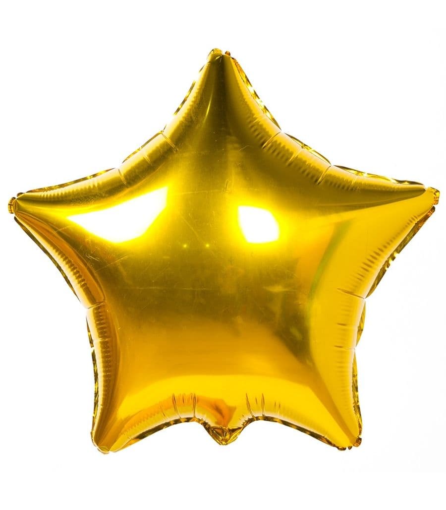Воздушный шар Звезда золотой