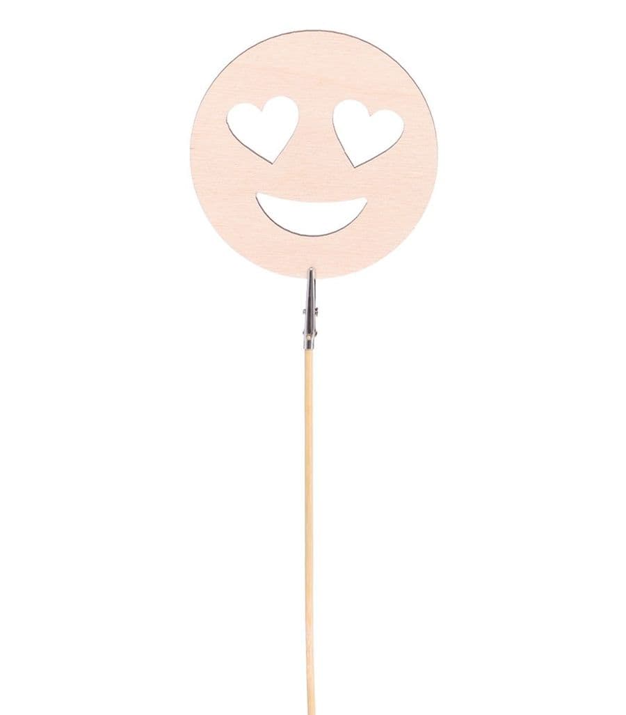 Топпер обычный «Влюблённый смайл» бесцветный