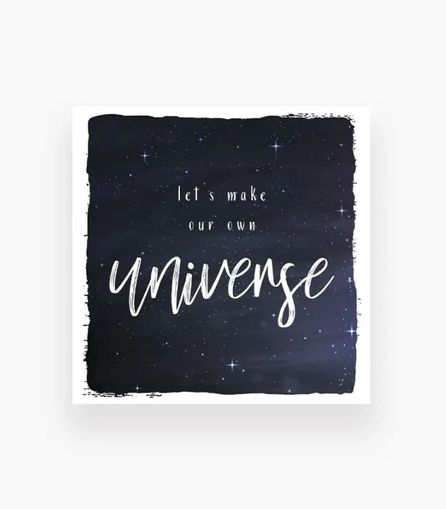 Мини-открытка «Universe»