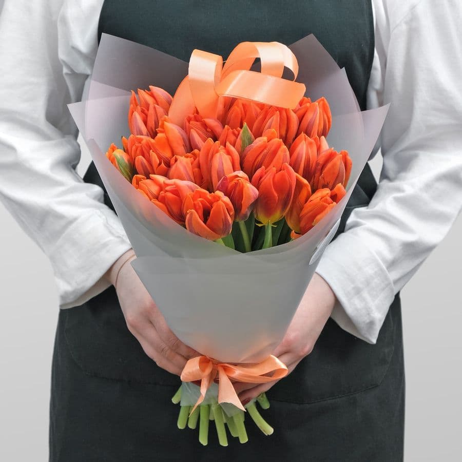 Букет из Тюльпанов 25шт «Монако»