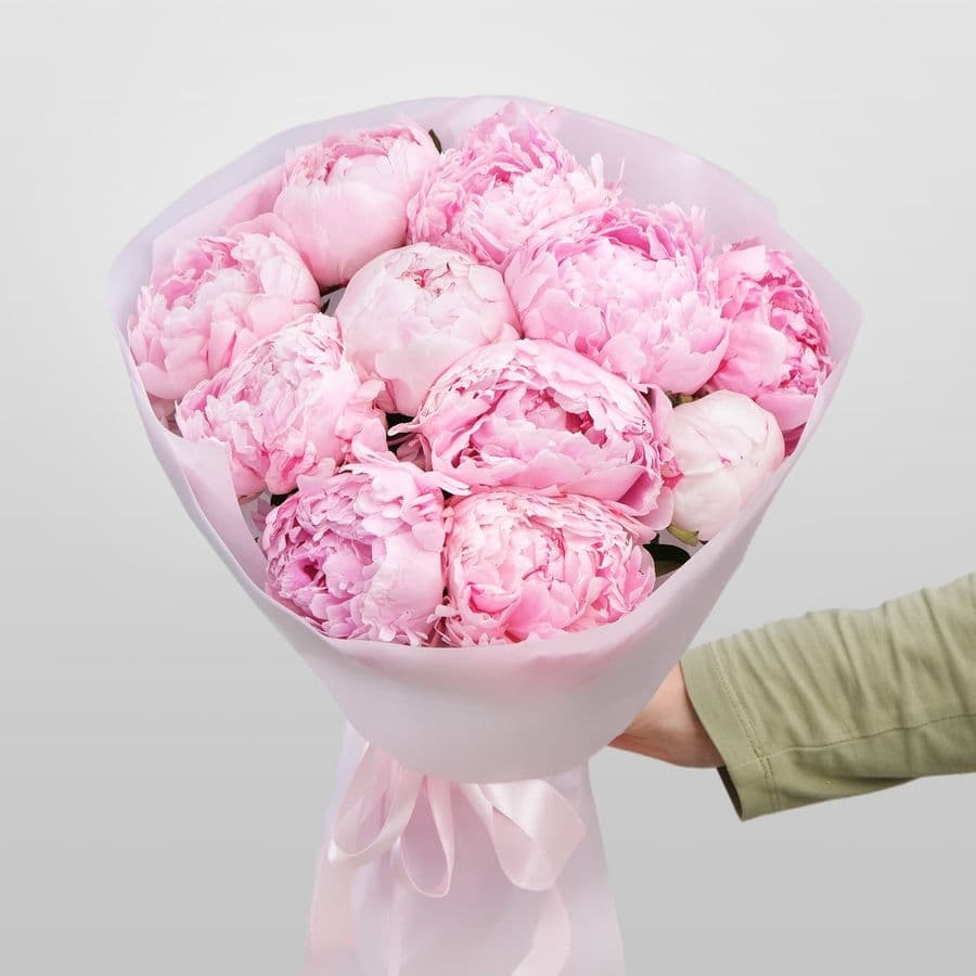 Букет из 11 Пионов «Воздушное облачко»
