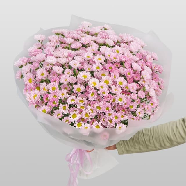 Букет из Хризантемы Сантини «Очарование»