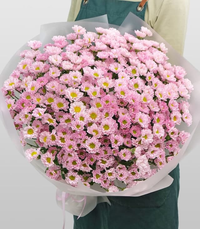 Букет из Хризантемы Сантини «Очарование»