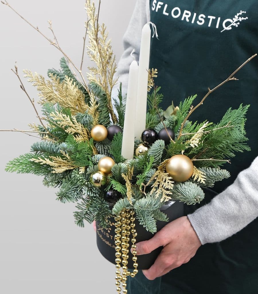 Композиция из Пихты «Золотая Ночь»