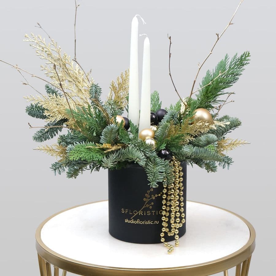 Композиция из Пихты «Золотая Ночь»