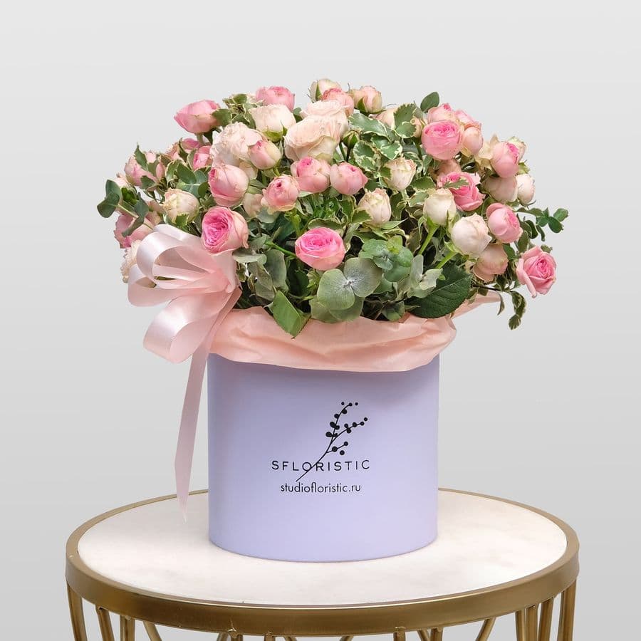 Композиция из Кустовых Роз «Эсмеральда»