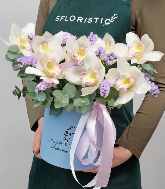 Композиция из Орхидей «Волшебный каскад»