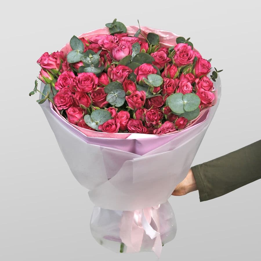 Букет из кустовых Роз «Розовый аромат»