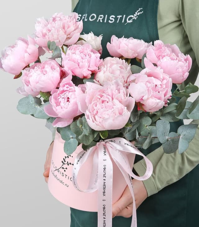 Композиция из Пионов «Сладкие объятия»