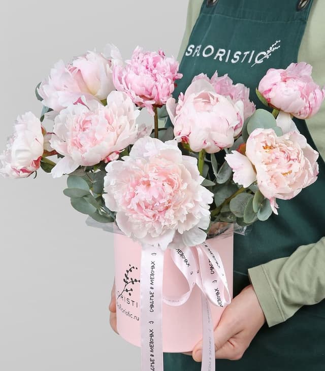 Композиция из Пионов «Искры счастья»