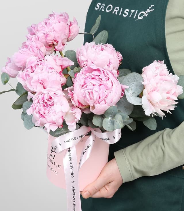 Композиция из Пионов «Безграничная нежность»