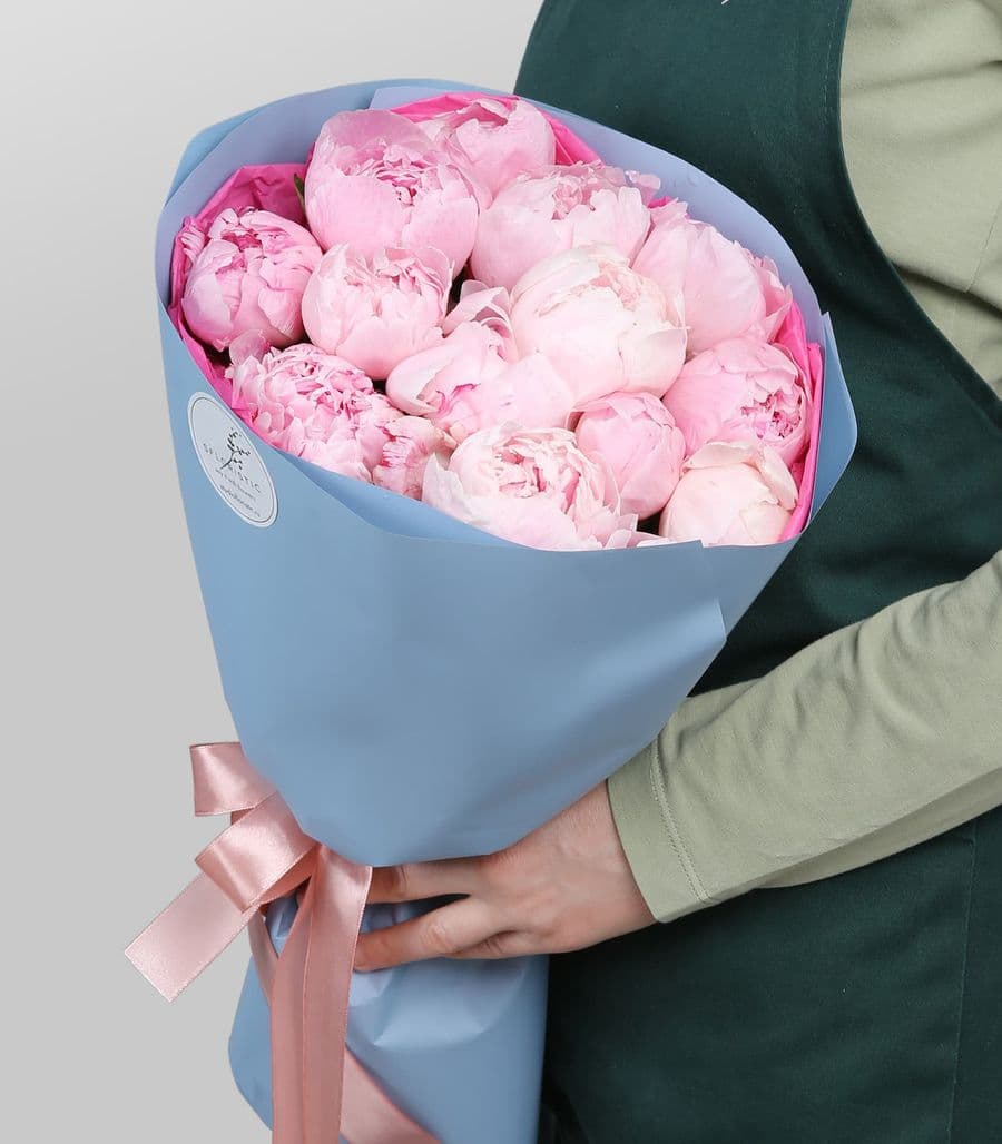 Букет из Пионов «Нежность облаков»