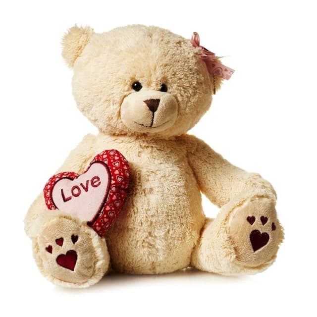 Мягкая игрушка Мишка Лина с Сердцем