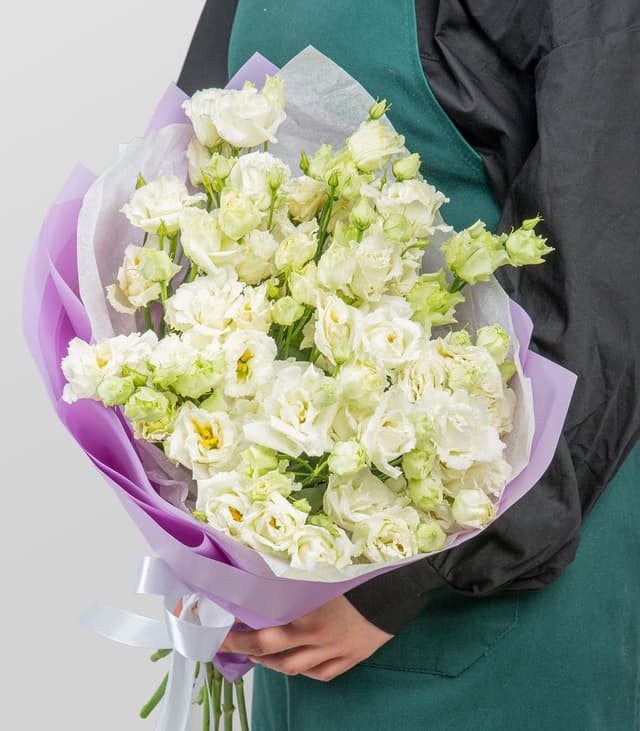 Букет из Эустомы «Элегия чувств»