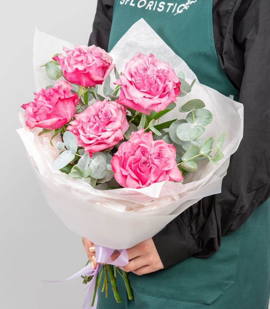 Букет Роз Эквадор «Касание нежности»