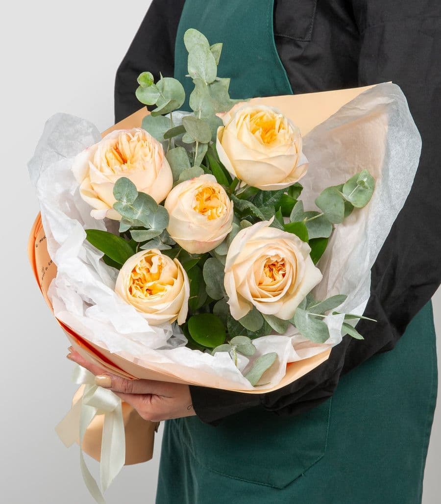 Букет из Роз Эквадор «Нежность в каждом лепестке»