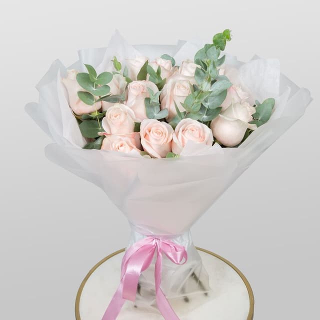 Букет Роз Эквадор «Снежное Очарование»